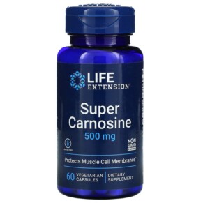 Life Extension Super Carnosine 500 mg 60 Vegetarian Capsules 737870202066