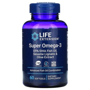 Life Extension Super Omega-3 60 Softgels 737870198369