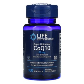 Life Extension Super Ubiquinol CoQ10 with Enhanced Mitochondrial Support 50 mg 100 Softgels 737870142515