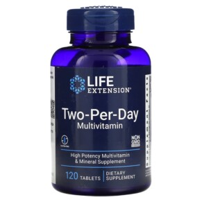Life Extension Two-Per-Day Multivitamin 120 Tablets 737870231516