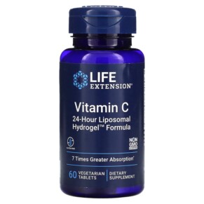 Life Extension Vitamin C 60 Vegetarian Tablets 737870250166