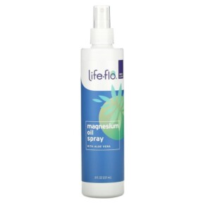 Life-flo Magnesium Oil Spray with Aloe Vera 8 fl oz (237 ml) 645951580814