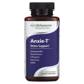 LifeSeasons Anxie-T Stress Support 60 Veg Capsules 853760002155