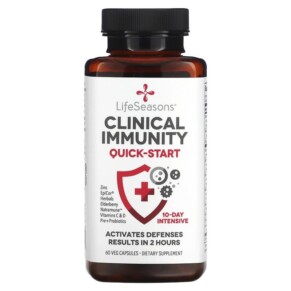 LifeSeasons Clinical Immunity Quick-Start 60 Veg Capsules 810034445001