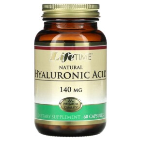LifeTime Vitamins Natural Hyaluronic Acid 140 mg 60 Capsules 053232290176