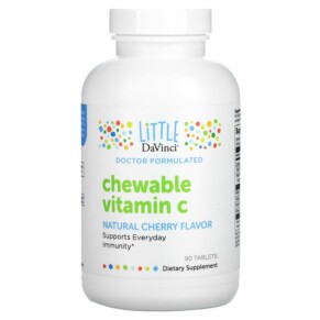Little DaVinci Chewable Vitamin C Natural Cherry 90 Tablets 026664014061