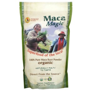 Maca Magic Organic 100% Pure Maca Root Powder 2.2 lbs (1.000 g) 838451000061