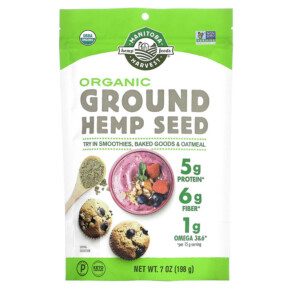 Manitoba Harvest Organic Ground Hemp Seed 7 oz (198 g) 697658410802