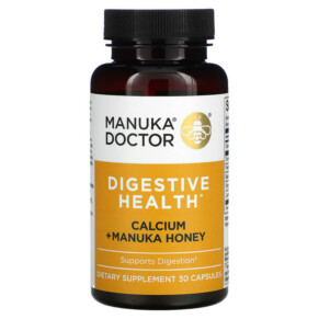 Manuka Doctor Digestive Health Calcium + Manuka Honey 30 Capsules 810057720413