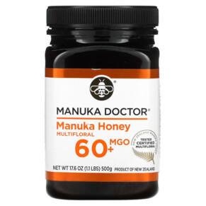 Manuka Doctor Manuka Honey Multifloral MGO 60+ 17.6 oz (500 g) 852469004217