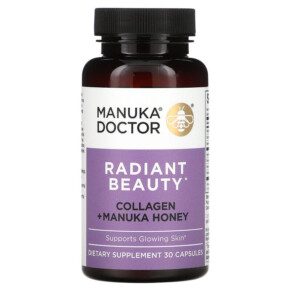 Manuka Doctor Radiant Beauty Collagen + Manuka Honey 30 Capsules 810057720437