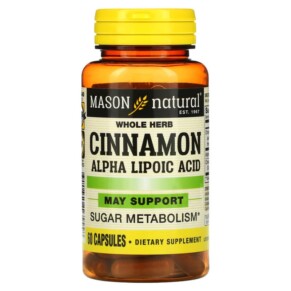 Mason Natural Cinnamon Alpha Lipoic Acid 60 Capsules 311845165558