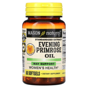 Mason Natural Evening Primrose Oil 60 Softgels 311845128454