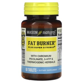 Mason Natural Fat Burner Plus Super Citrimax 60 Tablets 311845130952