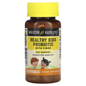 Mason Natural Healthy Kids Probiotic with Fiber 60 Chewables 311845171153