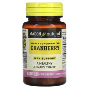 Mason Natural Highly Concentrated Cranberry 60 Capsules 311845147653