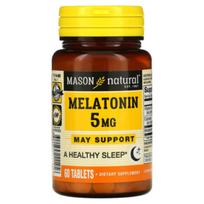 Mason Natural Melatonin 5 mg 60 Tablets 311845111456