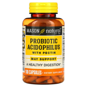 Mason Natural Probiotic Acidophilus with Pectin 100 Capsules 311845053312