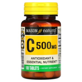 Mason Natural Vitamin C 500 mg 100 Tablets 311845051714