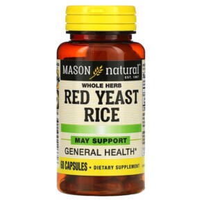 Mason Natural Whole Herb Red Yeast Rice 60 Capsules 311845146656