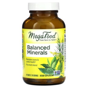 MegaFood Balanced Minerals 90 Tablets 051494101698