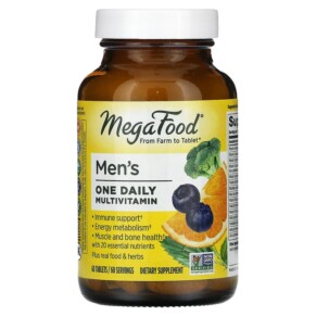 MegaFood Men's One Daily Multivitamin 60 Tablets 051494101070