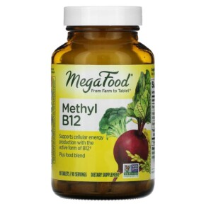MegaFood Methyl B12 90 Tablets 051494103333