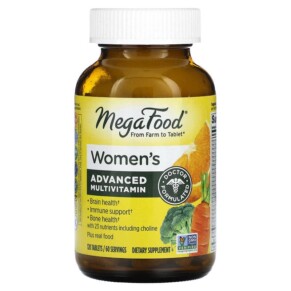 MegaFood Women's Advanced Multivitamin 120 Tablets 051494103241