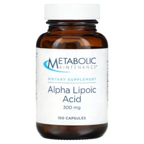 Metabolic Maintenance Alpha Lipoic Acid 300 mg 100 Capsules 838287002413