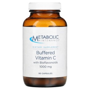 Metabolic Maintenance Buffered Vitamin C with Bioflavonoids 1.000 mg 90 Capsules 838287002321