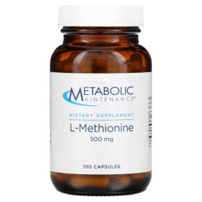 Metabolic Maintenance L-Methionine 500 mg 100 Capsules 838287001409