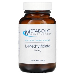 Metabolic Maintenance L-Methylfolate 10 mg 90 Capsules 838287005193