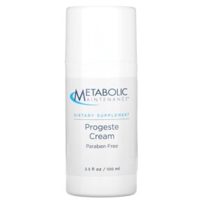 Metabolic Maintenance Progeste Cream 3.5 fl oz (100 ml) 838287006435