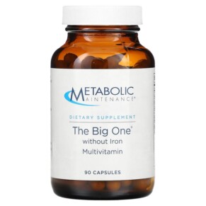 Metabolic Maintenance The Big One Without Iron Multivitamin 90 Capsules 838287005209