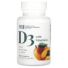 Michael's Naturopathic Vitamin D3 with Vitamin K2 Apricot 5.000 IU 90 Vegetarian Chewable Tablets 755929104031