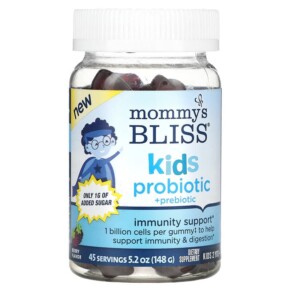 Mommy's Bliss Kids Probiotic + Prebiotic 2 Years+ Berry 45 Gummies 679234075032