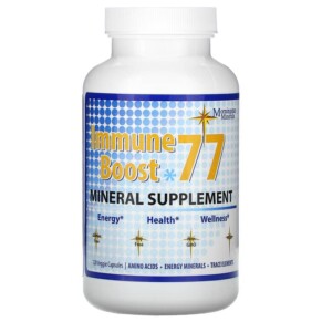 Morningstar Minerals Immune Boost 77 Mineral Supplement 120 Veggie Capsules 819237009997