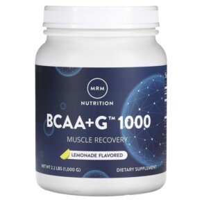 MRM Nutrition BCAA+G 1000 Lemonade 2.2 lbs (1.000 g) 609492710277