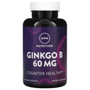 MRM Nutrition Ginkgo B 60 mg 120 Vegan Capsules 609492540027