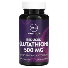 MRM Nutrition Reduced Glutathione 500 mg 60 Vegan Capsules 609492850089