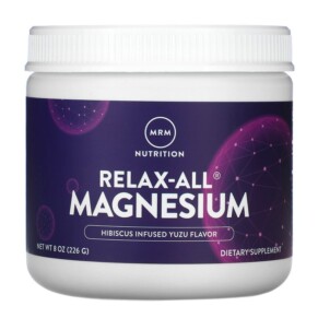 MRM Nutrition Relax-All Magnesium Hibiscus Infused Yuzu 8 oz (226 g) 609492300522