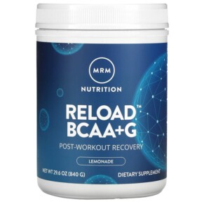 MRM Nutrition Reload BCAA+G Post-Workout Recovery Lemonade 29.6 oz (840 g) 609492710376
