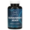 MRM Nutrition Testosterone Again Energy & Libido 60 Vegan Capsules 609492710079