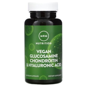 MRM Nutrition Vegan Glucosamine Chondroitin & Hyaluronic Acid 60 Vegan Capsules 609492230133