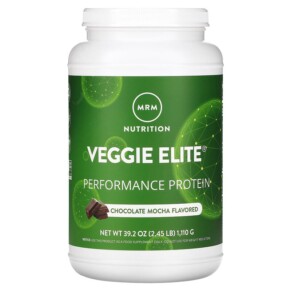 MRM Nutrition Veggie Elite Performance Protein Chocolate Mocha 2.45 lb (1.110 g) 609492722263