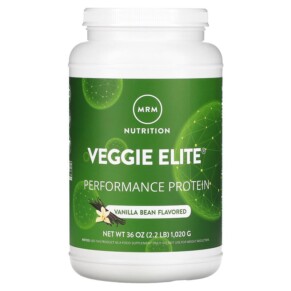 MRM Nutrition Veggie Elite Performance Protein Vanilla Bean 2.2 lb (1.020 g) 609492722256