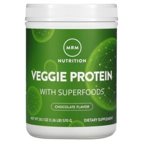 MRM Nutrition Veggie Protein with Superfoods Chocolate 1.26 lb (570 g) 609492722300