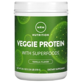 MRM Nutrition Veggie Protein with Superfoods Vanilla 1.26 lb (570 g) 609492722317