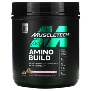MuscleTech Amino Build Strawberry Watermelon 20.92 oz (593 g) 631656715811