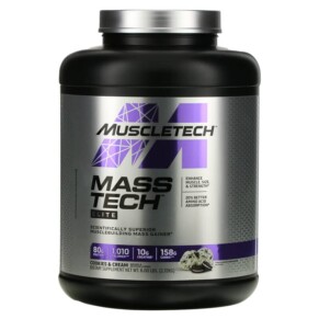 MuscleTech Mass Tech Elite Cookies & Cream 6 lbs (2.72 kg) 631656716887